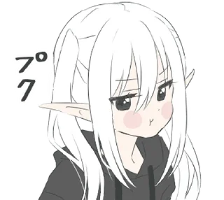 ❤️ emoji эльф @softsticks Telegram sticker 5 of 32