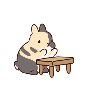 ✉️ emoji зайчики | @softsticks Telegram sticker 7 of 24