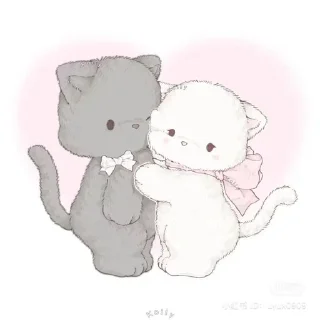 Sticker from Cute cats /⁠ᐠ⁠｡⁠ꞈ⁠｡⁠ᐟ⁠\