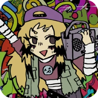 Sticker from lacey games