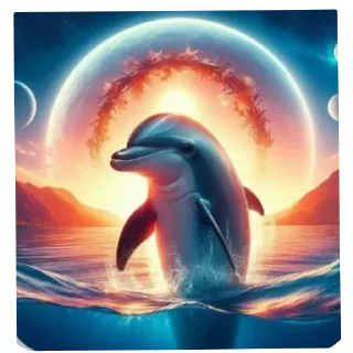 🌌 emoji Дельфинчики 🐬 @DelfinSticker Telegram sticker 20 of 43