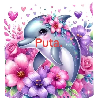 🌸 emoji Дельфинчики 🐬 @DelfinSticker Telegram sticker 19 of 43