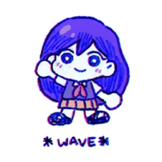👋 emoji Omori Telegram sticker 6 of 47
