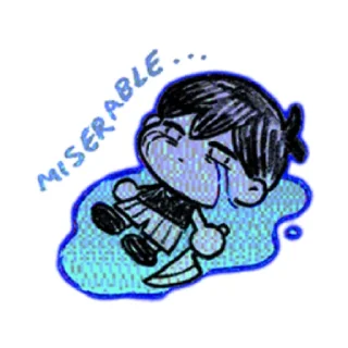 😓 emoji Omori Telegram sticker 14 of 47