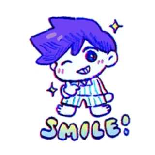 😁 emoji Omori Telegram sticker 21 of 47