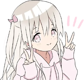 Sticker from Тян в толстовке 2 @nyasticks