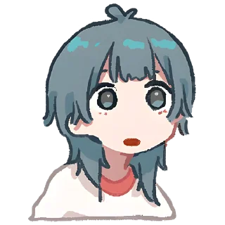 😨 emoji Медуза-тян 2 @Nyasticks Telegram sticker 17 of 41