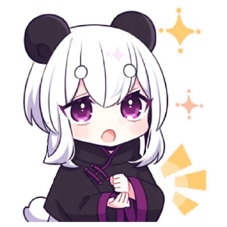 Sticker from Панда-тян 2 @nyasticks