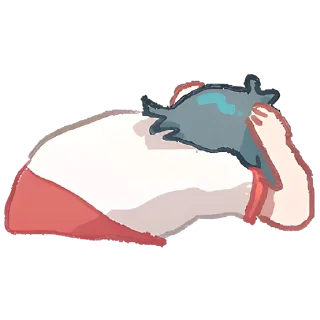 😱 emoji Медуза-тян 2 @Nyasticks Telegram sticker 9 of 41