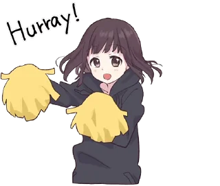 🙌 emoji Menhera-chan Animation ENG :: @line_stickers Telegram sticker 8 of 48