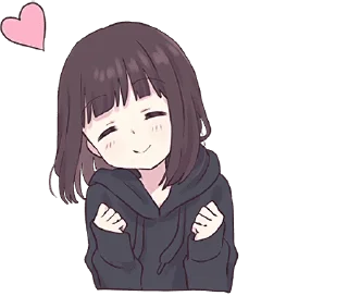 😍 emoji Menhera-chan Animation ENG :: @line_stickers Telegram sticker 6 of 48
