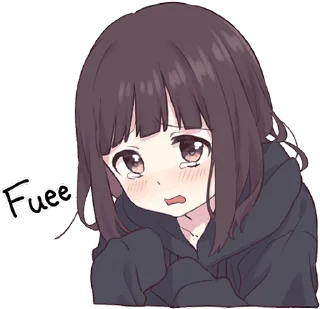 😢 emoji Menhera-chan Animation ENG :: @line_stickers Telegram sticker 17 of 48