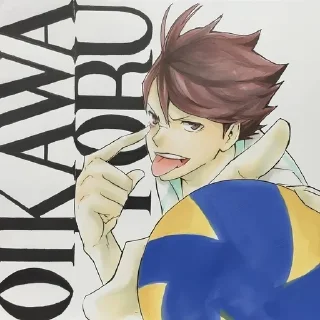 Sticker from Oikawa Tooru @xkysluv