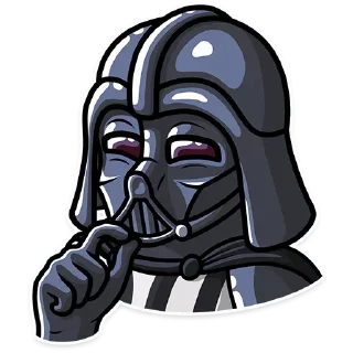 😏 emoji Дарт Вейдер|@Stickery_UA|@Vergisticks Telegram sticker 11 of 30
