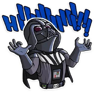 😫 emoji Дарт Вейдер|@Stickery_UA|@Vergisticks Telegram sticker 6 of 30