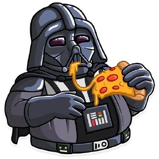 😋 emoji Дарт Вейдер|@Stickery_UA|@Vergisticks Telegram sticker 13 of 30