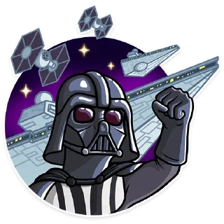 👊 emoji Дарт Вейдер|@Stickery_UA|@Vergisticks Telegram sticker 7 of 30