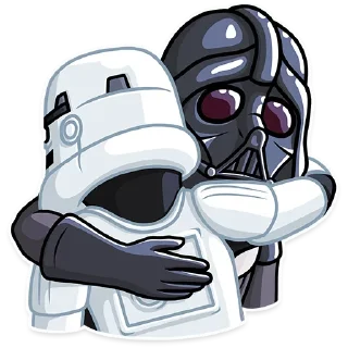 😞 emoji Дарт Вейдер|@Stickery_UA|@Vergisticks Telegram sticker 23 of 30