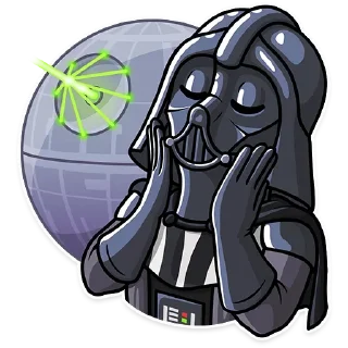 😌 emoji Дарт Вейдер|@Stickery_UA|@Vergisticks Telegram sticker 18 of 30