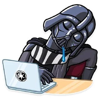 😴 emoji Дарт Вейдер|@Stickery_UA|@Vergisticks Telegram sticker 17 of 30