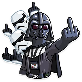 😠 emoji Дарт Вейдер|@Stickery_UA|@Vergisticks Telegram sticker 24 of 30