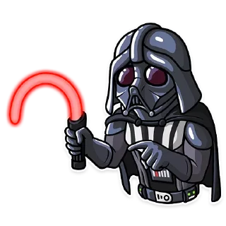 😟 emoji Дарт Вейдер|@Stickery_UA|@Vergisticks Telegram sticker 12 of 30