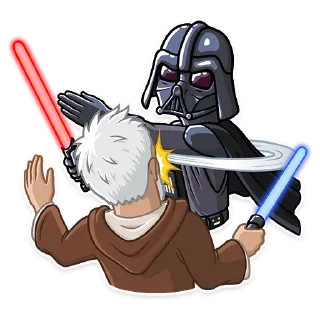 😠 emoji Дарт Вейдер|@Stickery_UA|@Vergisticks Telegram sticker 21 of 30