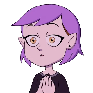 😏 emoji Amity — Owl House Telegram sticker 6 of 13