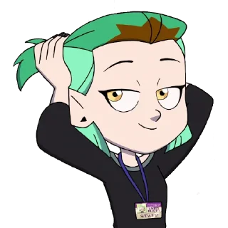 😝 emoji Amity — Owl House Telegram sticker 8 of 13