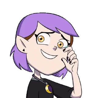 😣 emoji Amity — Owl House Telegram sticker 13 of 13
