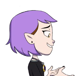😞 emoji Amity — Owl House Telegram sticker 11 of 13