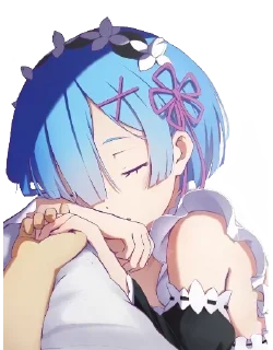 💙 emoji (_ _).｡o○ by @milunyan Telegram sticker 19 of 100