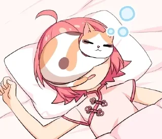 😴 emoji (_ _).｡o○ by @milunyan Telegram sticker 6 of 100