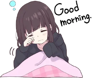 😴 emoji (_ _).｡o○ by @milunyan Telegram sticker 23 of 100