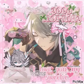 🌟 emoji good morning ☀️ genshin pack Telegram sticker 15 of 120