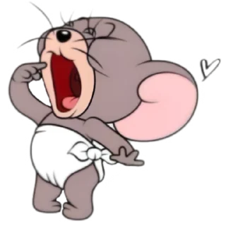 🍔 emoji 𝑻𝒐𝒎 𝒂𝒏𝒅 𝑱𝒆𝒓𝒓𝒚🤎 Telegram sticker 3 of 15