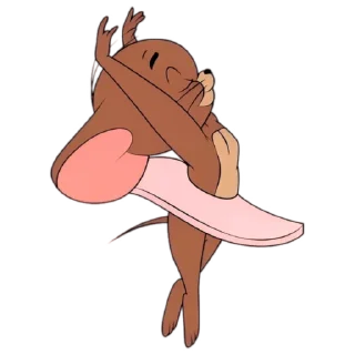 🩰 emoji 𝑻𝒐𝒎 𝒂𝒏𝒅 𝑱𝒆𝒓𝒓𝒚🤎 Telegram sticker 5 of 15