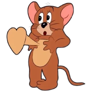 ❤ emoji 𝑻𝒐𝒎 𝒂𝒏𝒅 𝑱𝒆𝒓𝒓𝒚🤎 Telegram sticker 15 of 15