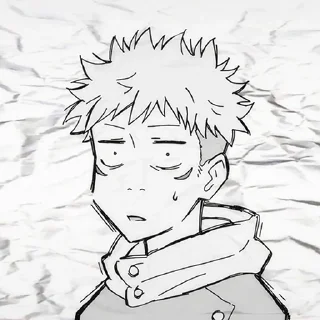 😯 emoji Jujutsu Kaisen meme Telegram sticker 19 of 95
