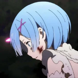 😐 emoji Re:Zero @miloaan Telegram sticker 19 of 82