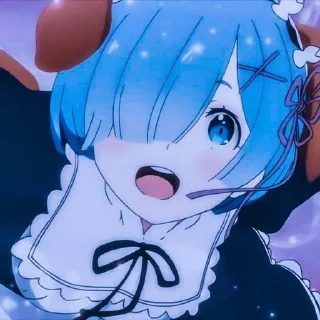 😇 emoji Re:Zero @miloaan Telegram sticker 13 of 82