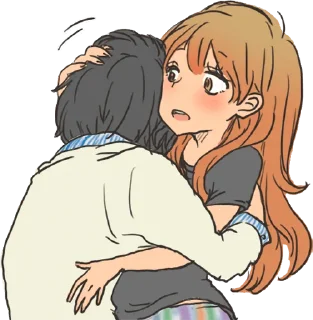 😣 emoji snuggling sticker :: @line_stickers Telegram sticker 12 of 40