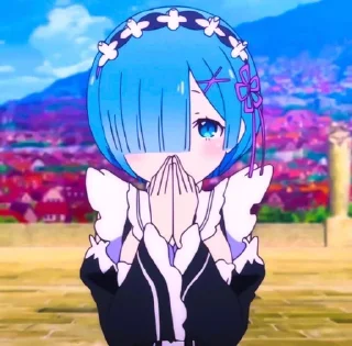 Sticker from Re:Zero @miloaan