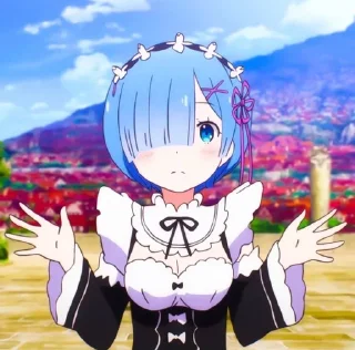 Sticker from Re:Zero @miloaan