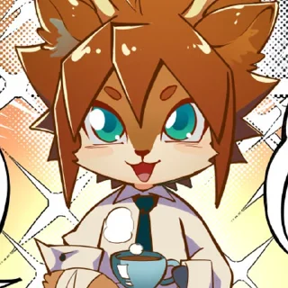 Sticker from Фурри кафе
