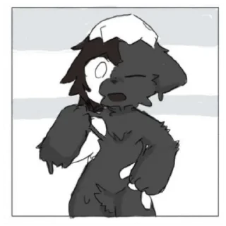Sticker from Фурри