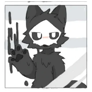 Sticker from Фурри
