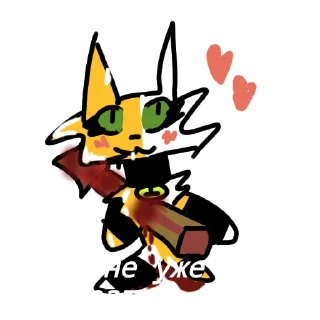 Sticker from Долбанутенькие фурри