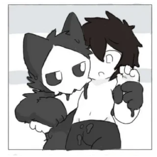 Sticker from Фурри