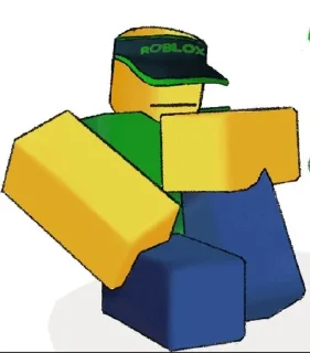 😶 emoji roblox noob Telegram sticker 17 of 41